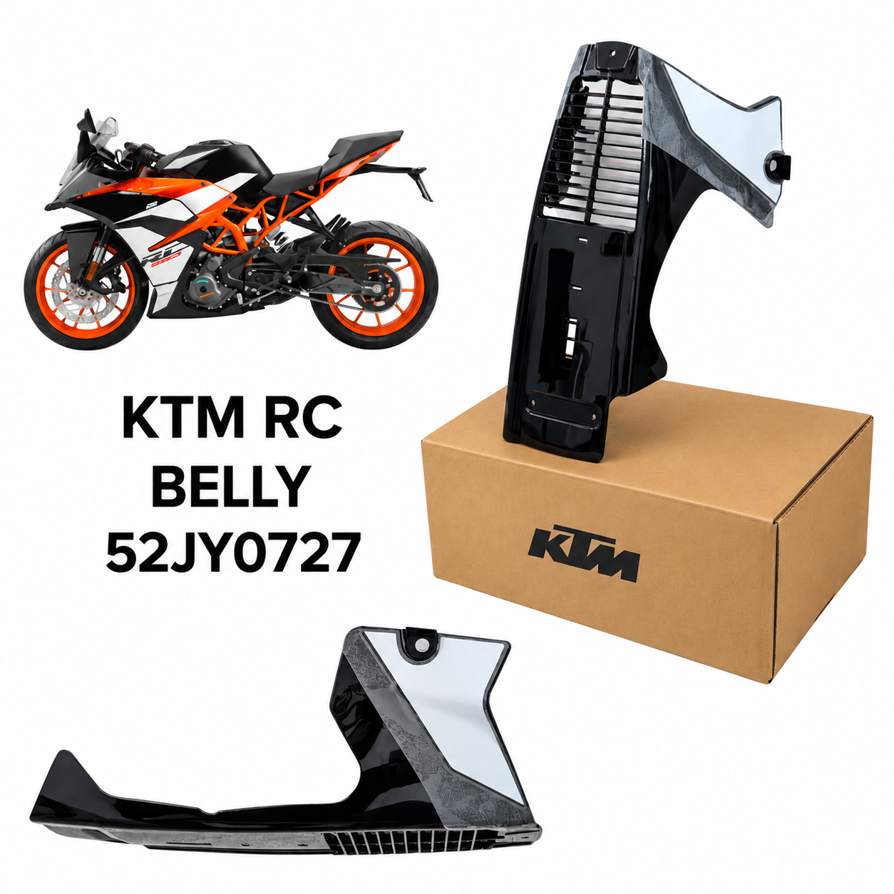 KTM RC BELLY - BEST SELLING ITEM - 52JY0727 (BELLY ONLY) - Image 2